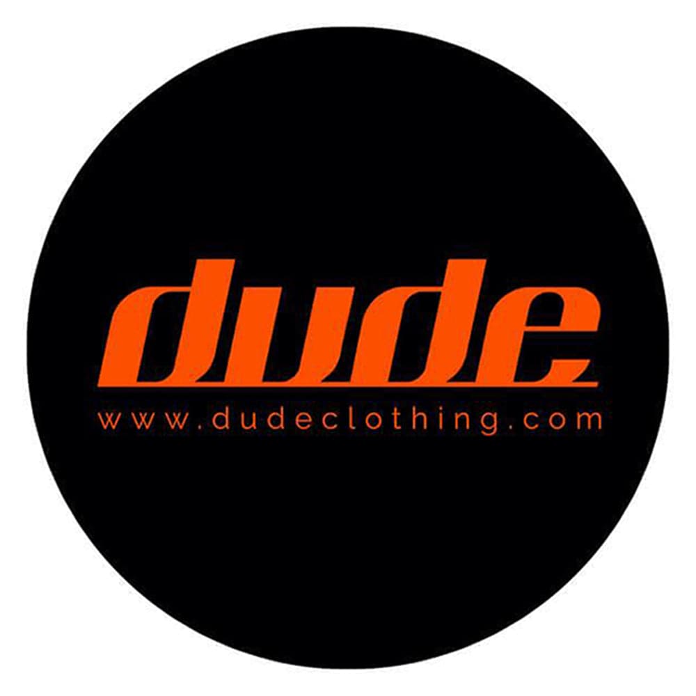 DUDE Accessory Black DUDE Round Logo Sticker