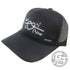 DUDE Apparel S / M / Black DUDE Kona Panis Heart of the Chains Trucker Cap Adjustable Mesh Disc Golf Hat - Black - S/M