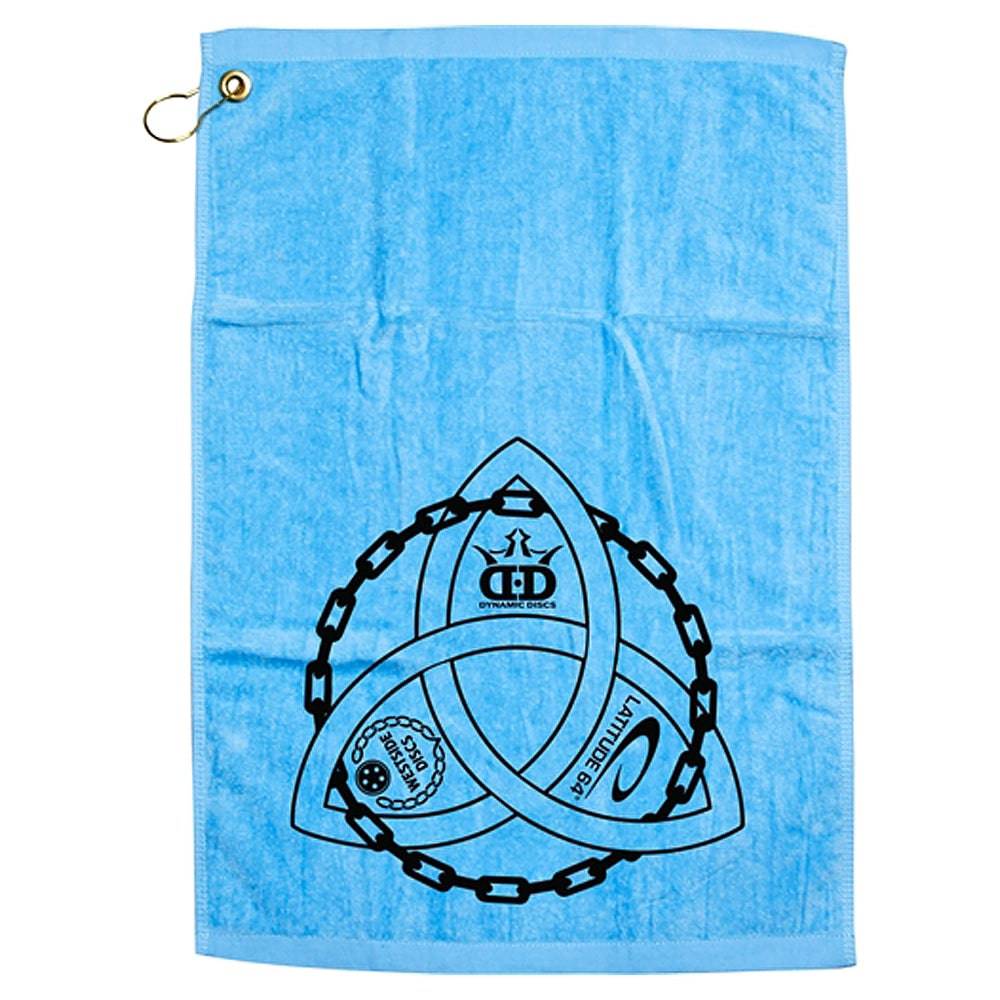 Dynamic Discs Accessory Blue Dynamic Discs / Latitude 64 / Westside Trilogy Disc Golf Towel