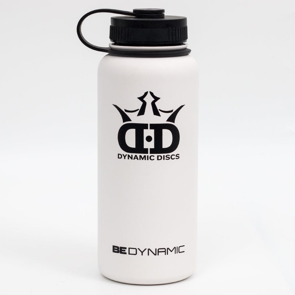 Dynamic Discs Accessory White Dynamic Discs Logo 32 oz. Stainless Steel Insulated Canteen