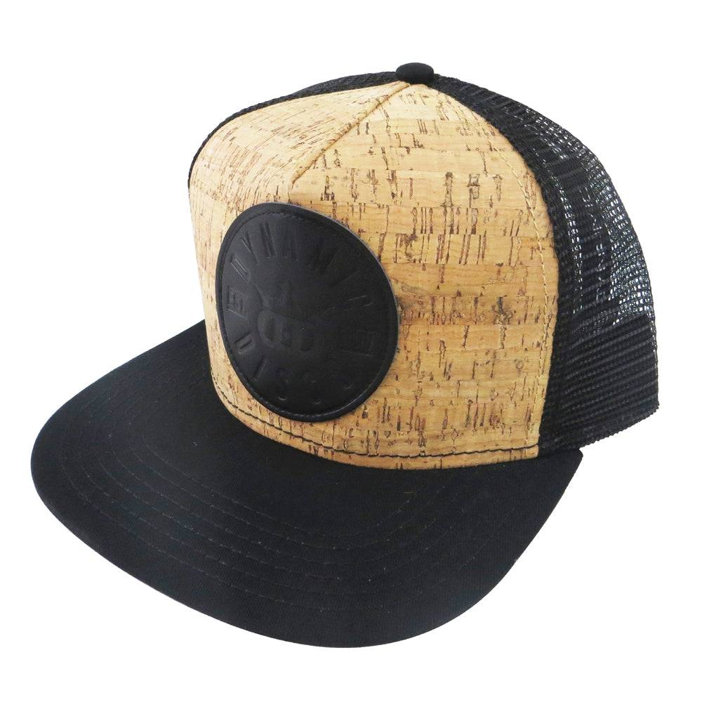 Dynamic Discs Apparel Black Dynamic Discs Cork Snapback Mesh Disc Golf Hat