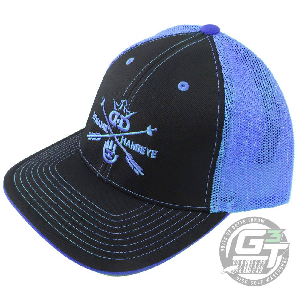 Dynamic Discs Apparel S / M / Black / Blue Dynamic Discs DDxHSCo FlexFit Mesh Disc Golf Hat