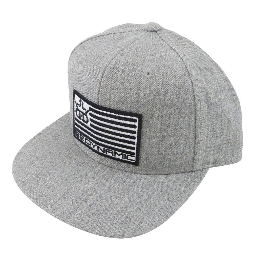 Dynamic Discs Apparel Gray Dynamic Discs Flag Patch Snapback Flatbill Disc Golf Hat