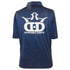 Dynamic Discs Apparel M / Blue Dynamic Discs Heather Short Sleeve Performance Disc Golf Polo Shirt