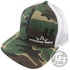 Dynamic Discs Apparel S / M / Camo / White Dynamic Discs King D's Logo FlexFit Mesh Disc Golf Hat