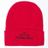 Dynamic Discs Apparel Red Dynamic Discs King D's Logo Knit Beanie Winter Disc Golf Hat