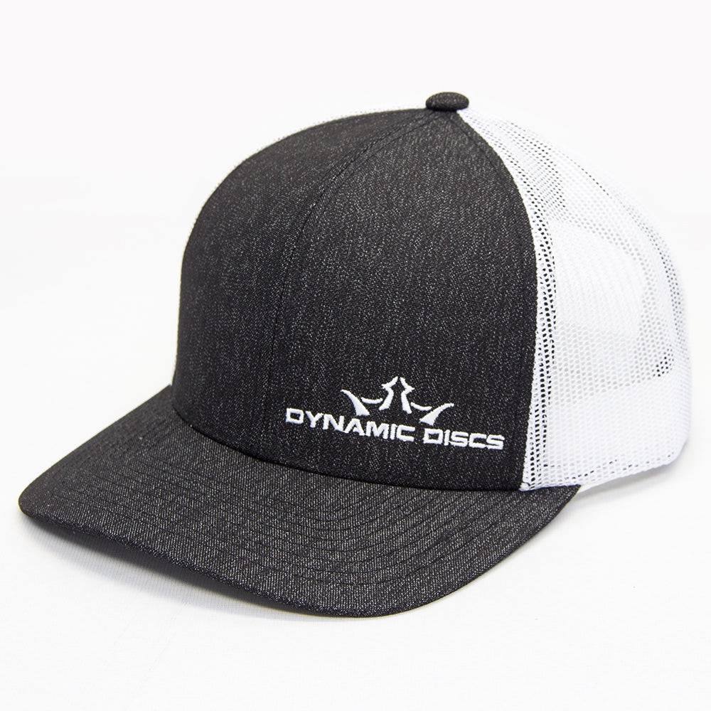 Dynamic Discs Apparel Black / White Dynamic Discs King D's Logo Snapback Mesh Disc Golf Hat
