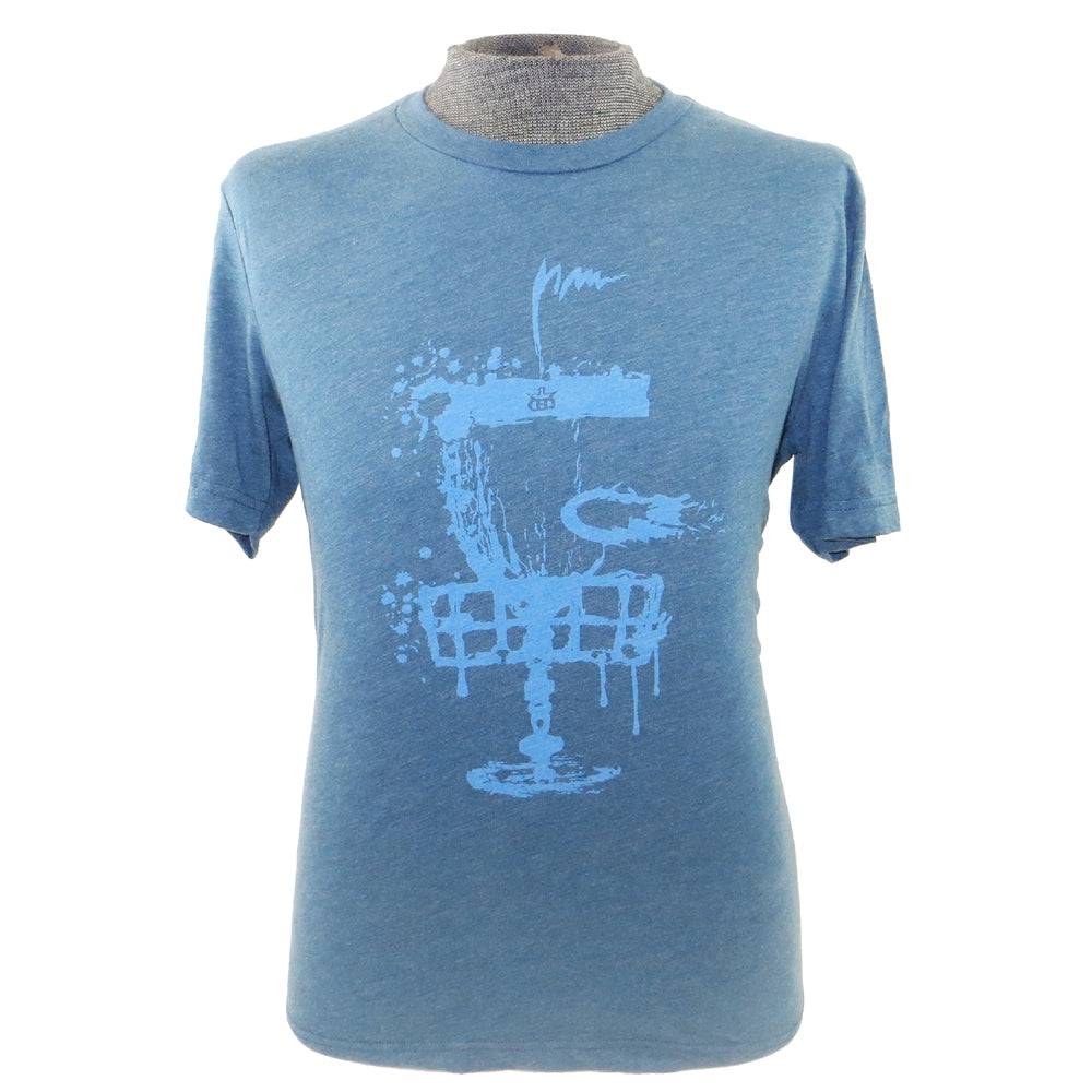 Dynamic Discs Apparel M / Blue Dynamic Discs Splatter Basket Short Sleeve Disc Golf T-Shirt