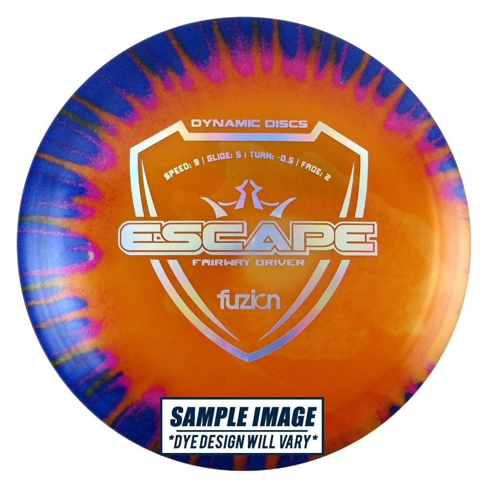 Dynamic Discs Golf Disc Dynamic Discs MyDye Fuzion Escape Fairway Driver Golf Disc