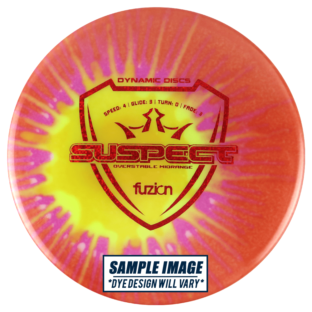 Dynamic Discs Golf Disc Dynamic Discs MyDye Fuzion Suspect Midrange Golf Disc