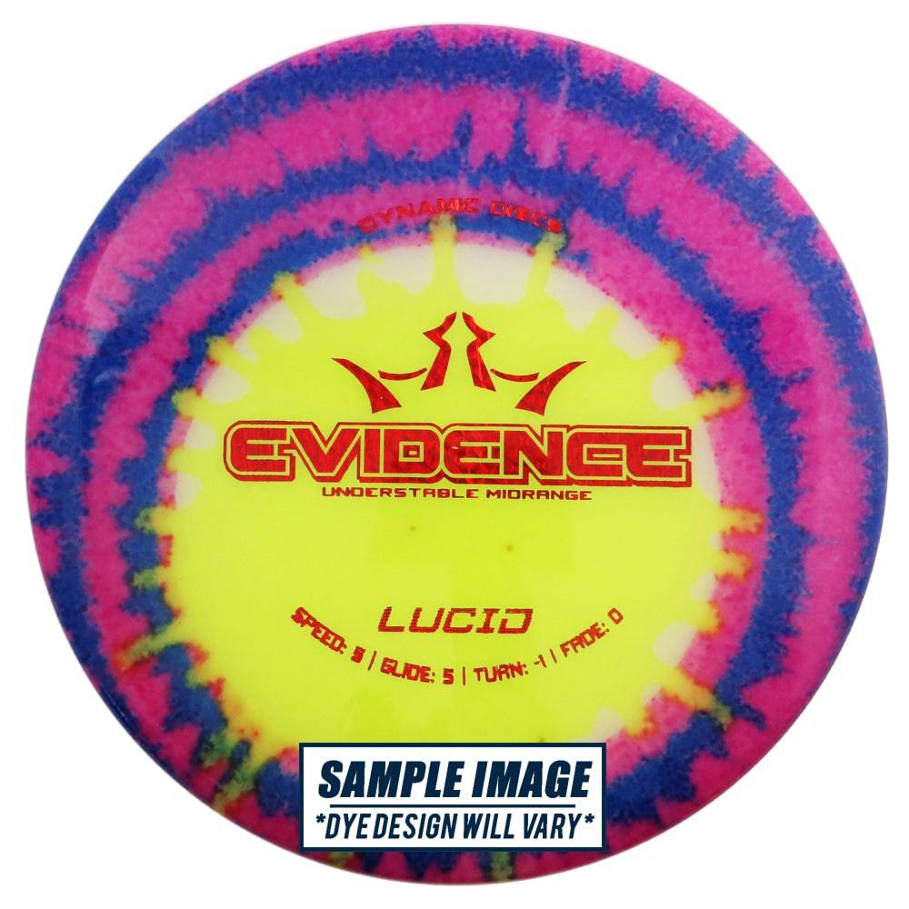 Dynamic Discs Golf Disc Dynamic Discs MyDye Lucid Evidence Midrange Golf Disc
