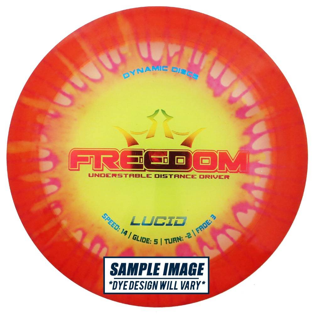 Dynamic Discs Golf Disc Dynamic Discs MyDye Lucid Freedom Distance Driver Golf Disc