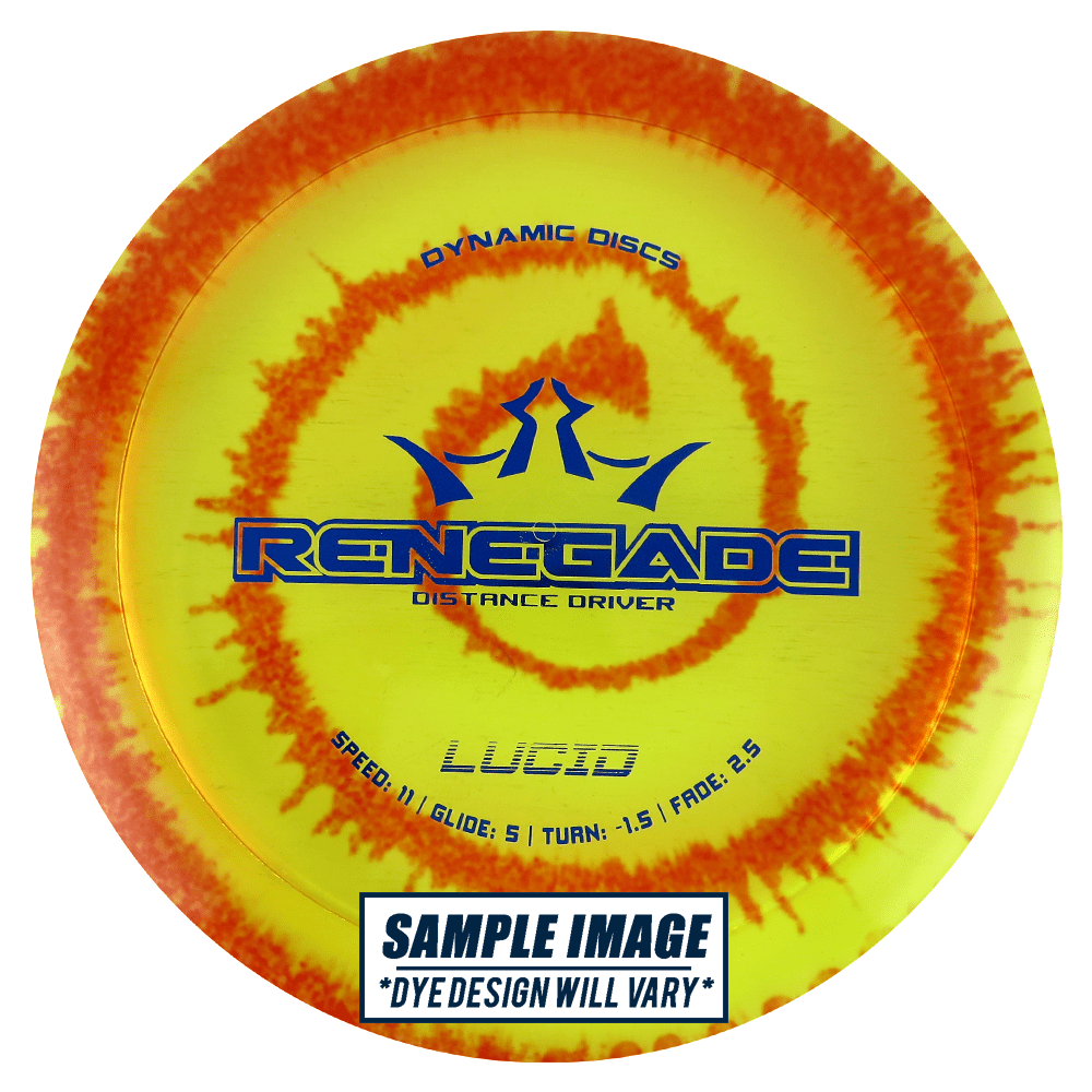 Dynamic Discs Golf Disc Dynamic Discs MyDye Lucid Renegade Distance Driver Golf Disc