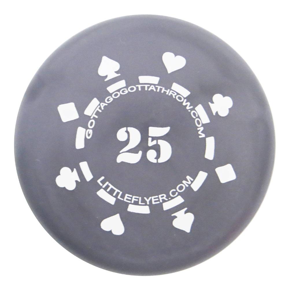 Gotta Go Gotta Throw Mini Gray / Little Flyer - 4.25" Gotta Go Gotta Throw Poker Chip 25 Inter-Locking Mini Marker Disc