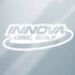 Innova Accessory White Innova Disc Golf Logo Vinyl Decal Sticker