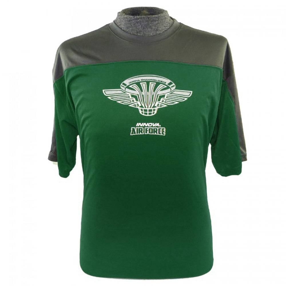 Innova Apparel M / Green Innova Air Force 2.0 Short Sleeve Performance Disc Golf Jersey