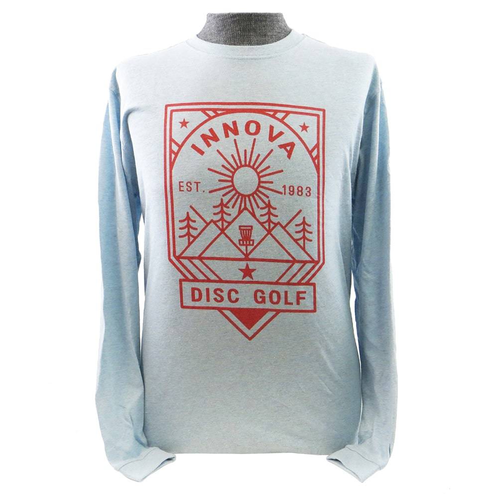 Innova Apparel S / Light Blue Innova Camp Long Sleeve Disc Golf T-Shirt