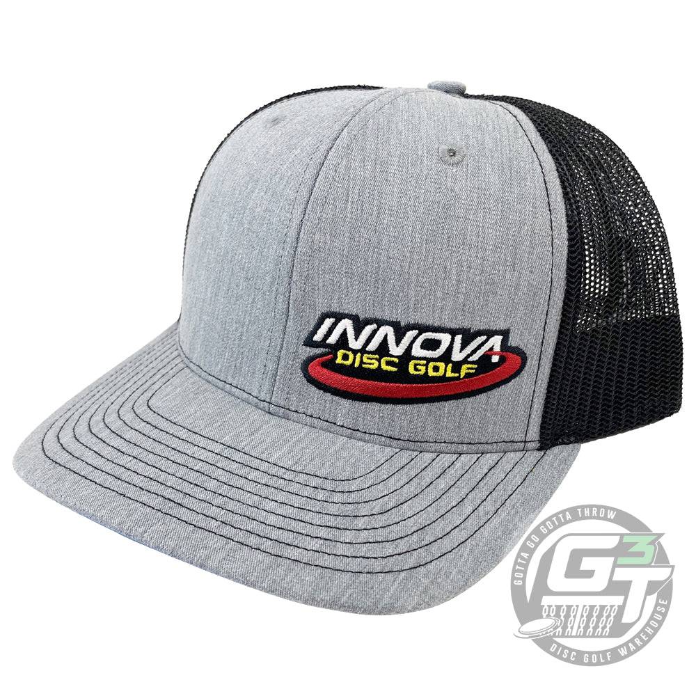Innova Apparel Gray / Black Innova Logo Adjustable Mesh Disc Golf Hat