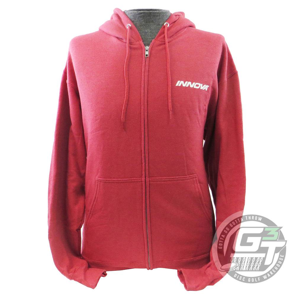 Innova Apparel S / Red Innova Proto Zip Hoodie Disc Golf Sweatshirt