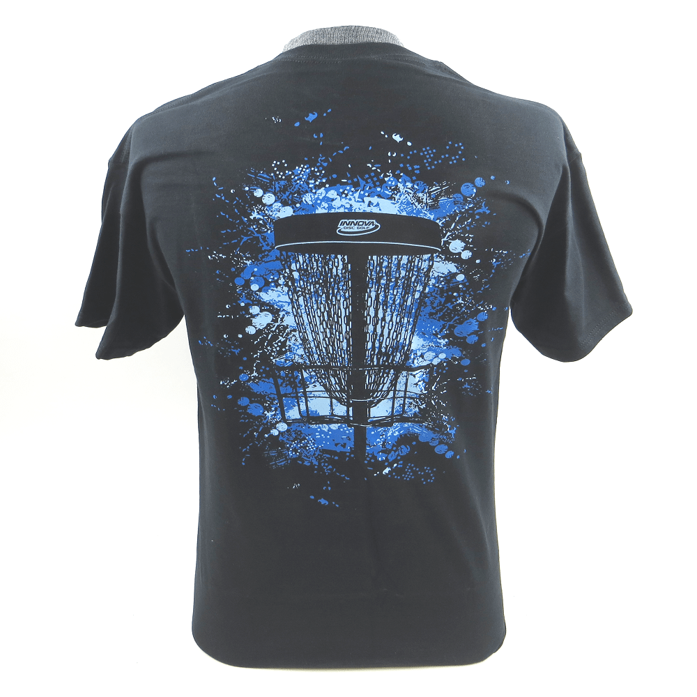 Innova Apparel S / Black Innova Splash Basket Short Sleeve Disc Golf T-Shirt