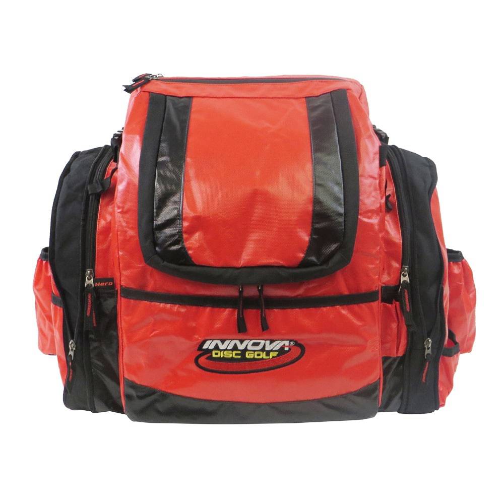 Innova Bag Red Innova H2O Super HeroPack Backpack Disc Golf Bag