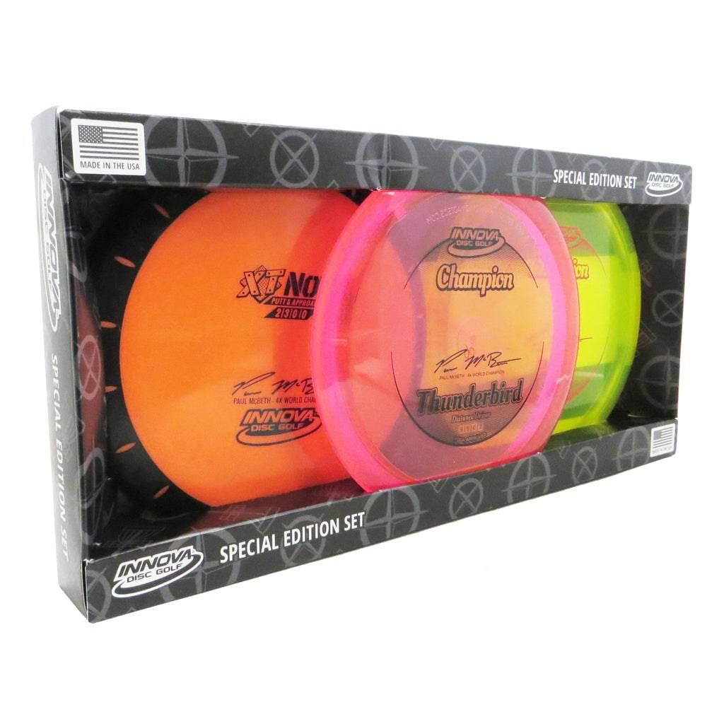 Innova Golf Disc Innova 3-Disc Paul McBeth Signature Special Edition Disc Golf Set