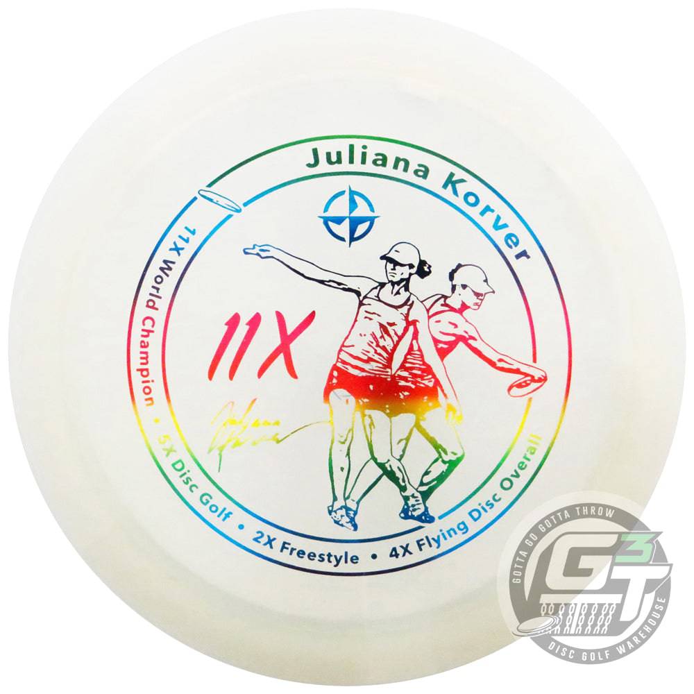 Innova Golf Disc 173-175g Innova Limited Edition Juliana Korver 11X Flat Top Champion Firebird Distance Driver Golf Disc