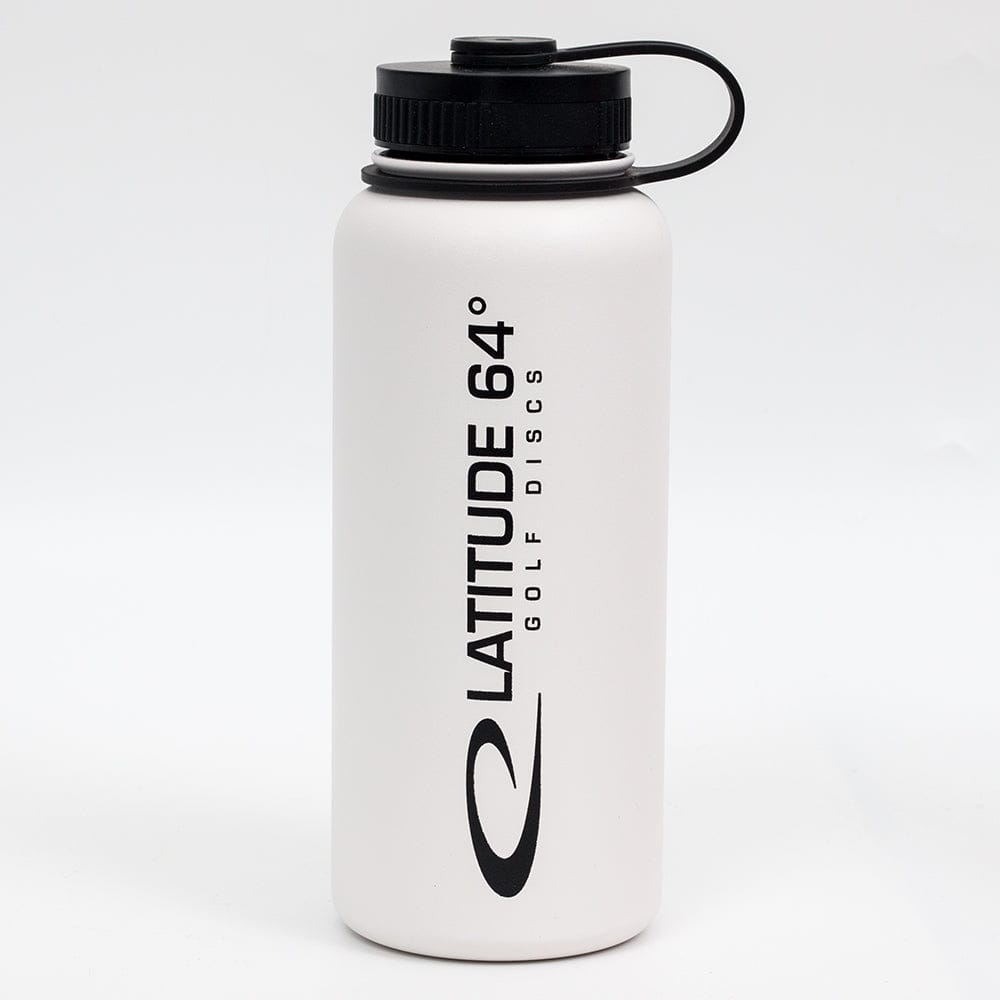 Latitude 64 Golf Discs Accessory White Latitude 64 Logo 32 oz. Stainless Steel Insulated Canteen