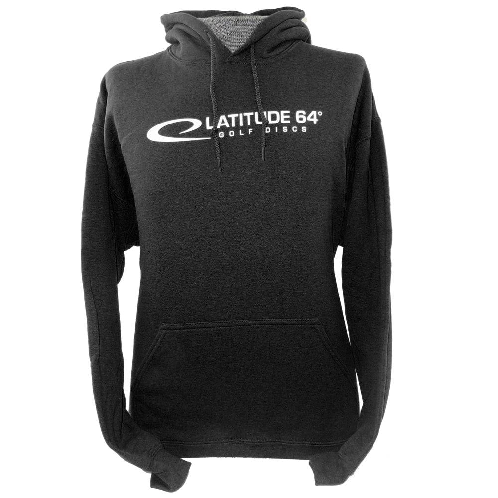 Latitude 64 Golf Discs Apparel M / Black Latitude 64 Logo Pullover Hoodie Disc Golf Sweatshirt