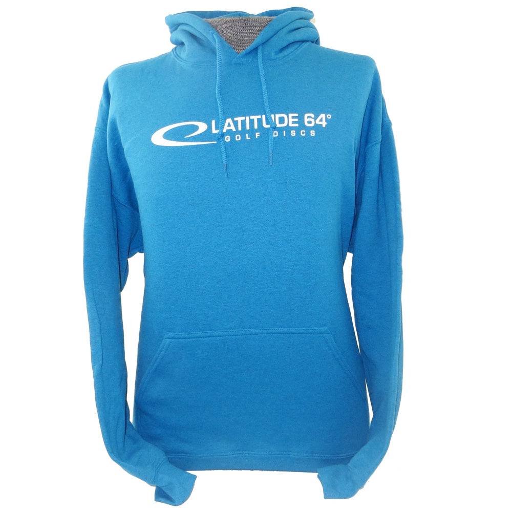 Latitude 64 Golf Discs Apparel M / Blue Latitude 64 Logo Pullover Hoodie Disc Golf Sweatshirt