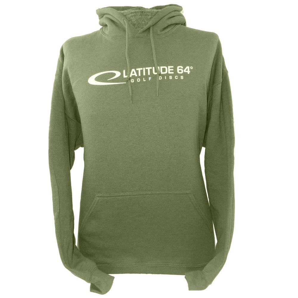 Latitude 64 Golf Discs Apparel M / Green Latitude 64 Logo Pullover Hoodie Disc Golf Sweatshirt