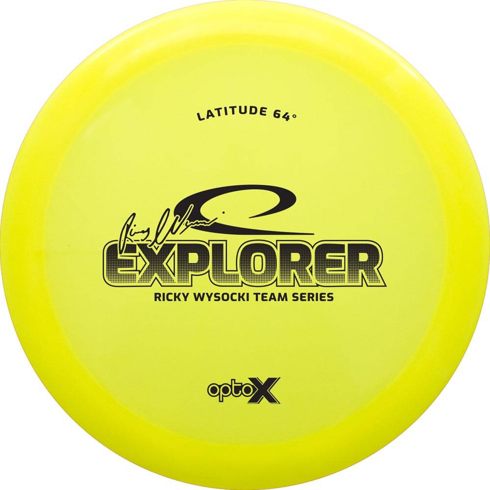 Latitude 64 Golf Discs Golf Disc Latitude 64 Limited Edition 2018 Team Series Ricky Wysocki Opto-X Explorer Fairway Driver Golf Disc