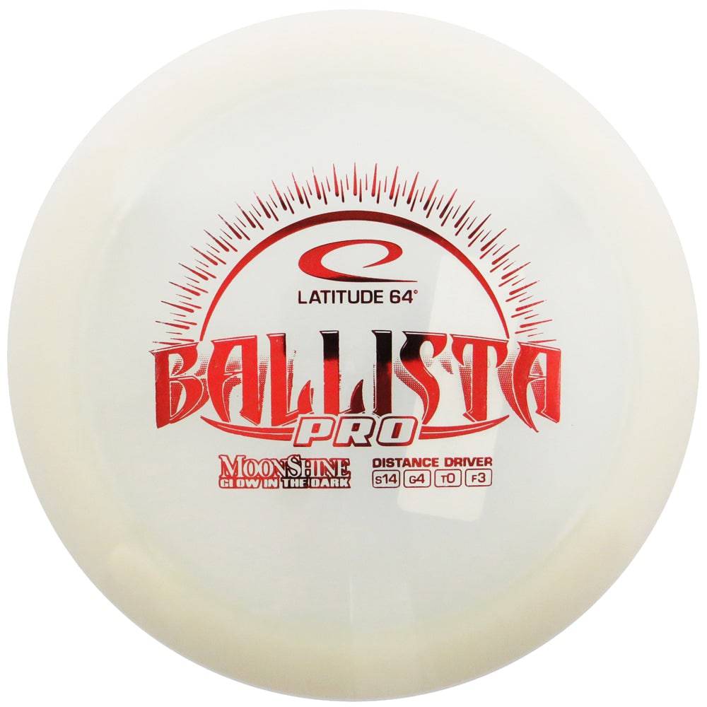 Latitude 64 Golf Discs Golf Disc Latitude 64 Moonshine Glow Opto Ballista Pro Distance Driver Golf Disc