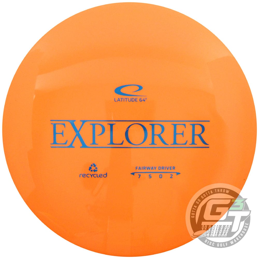 Latitude 64 Golf Discs Golf Disc Latitude 64 Reprocessed Gold Explorer Fairway Driver Golf Disc