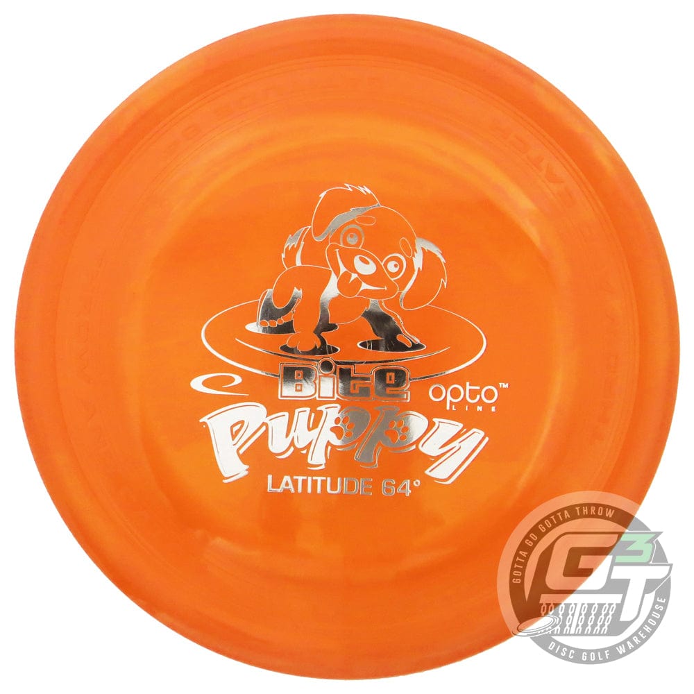 Latitude 64 Golf Discs Ultimate Orange Latitude 64 Opto Bite Puppy Dog & Catch Disc