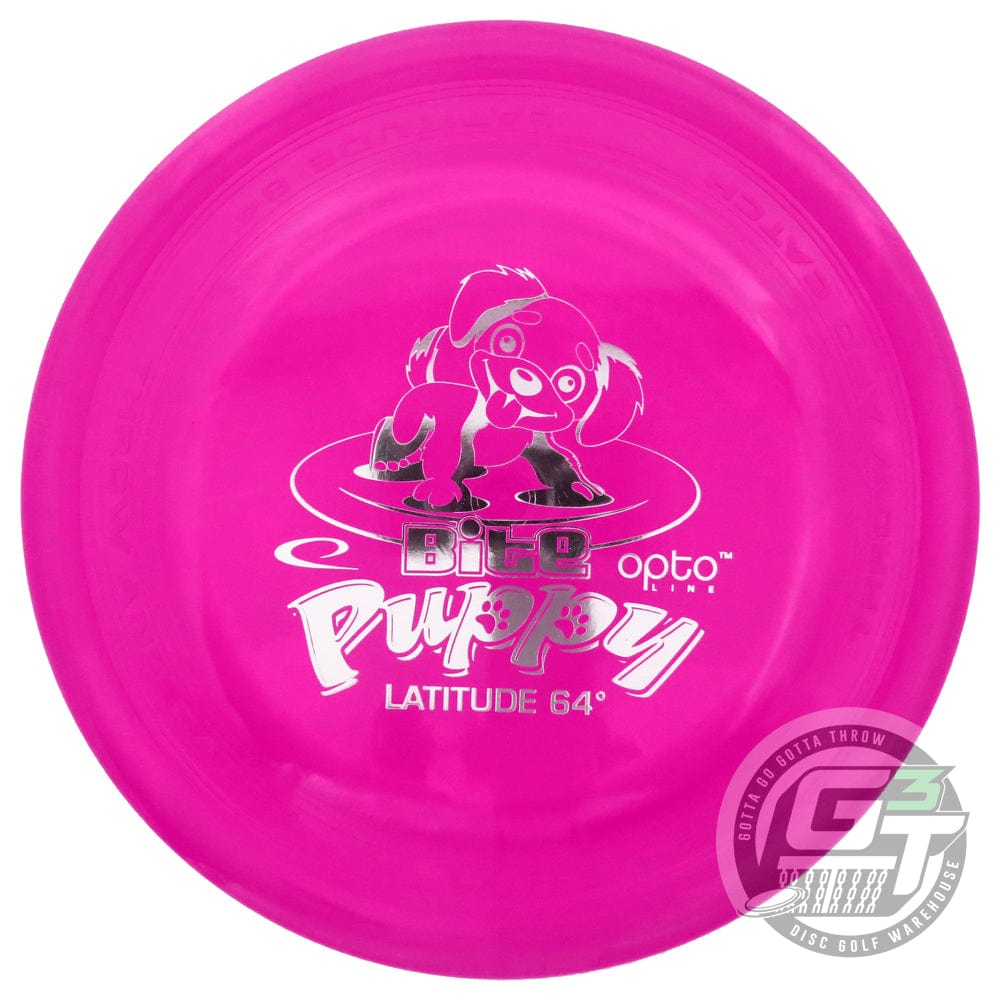 Latitude 64 Golf Discs Ultimate Pink Latitude 64 Opto Bite Puppy Dog & Catch Disc