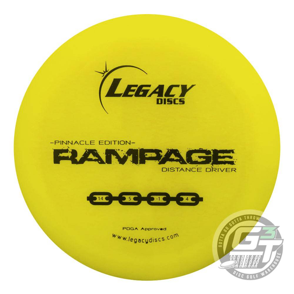 Legacy Discs Golf Disc Legacy Pinnacle Edition Rampage Distance Driver Golf Disc