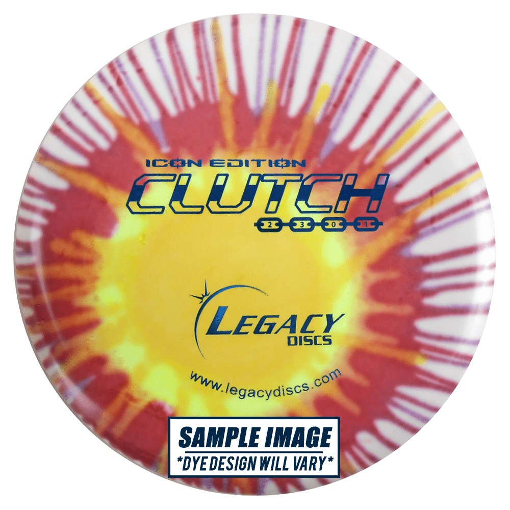 Legacy Discs Golf Disc Legacy Tie-Dye Icon Edition Clutch Putter Golf Disc