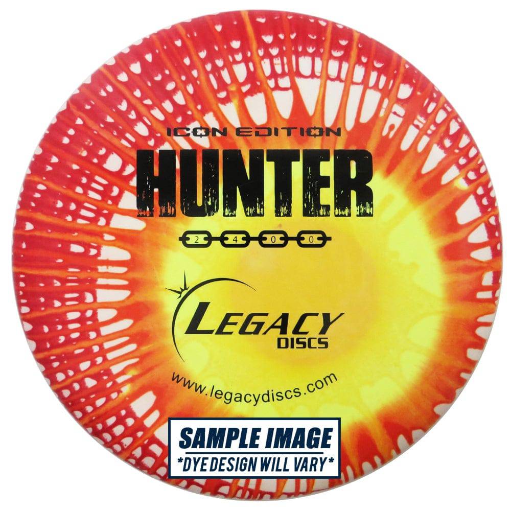 Legacy Discs Golf Disc Legacy Tie-Dye Icon Edition Hunter Putter Golf Disc