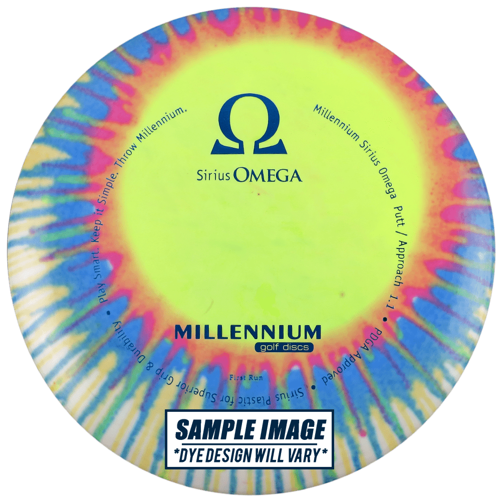 Millennium Golf Discs Golf Disc Millennium Tie-Dye Sirius Omega Putter Golf Disc