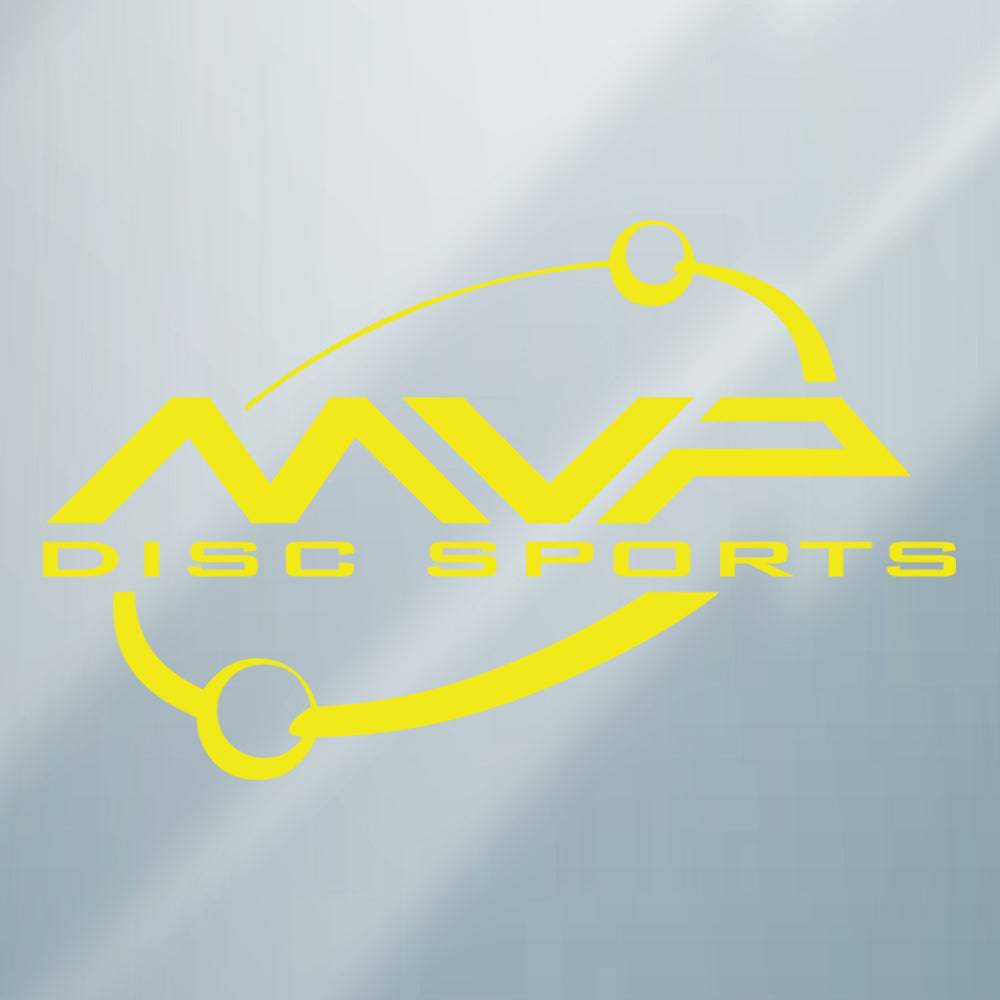 MVP Disc Sports Accessory Yellow MVP Disc Sports Colored Orbit Logo Vinyl Decal Sticker