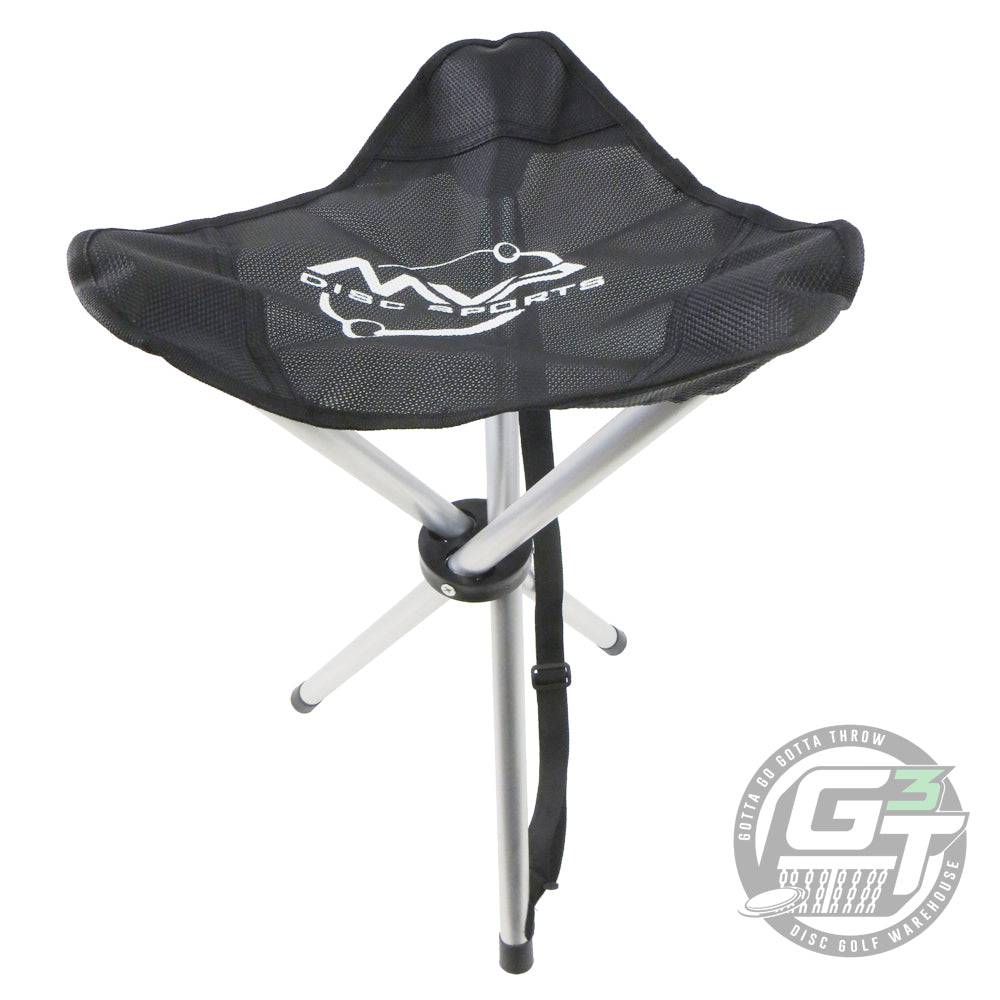 MVP Disc Sports Accessory MVP Disc Sports Orbit Logo Large Tripod Portable Disc Golf Stool