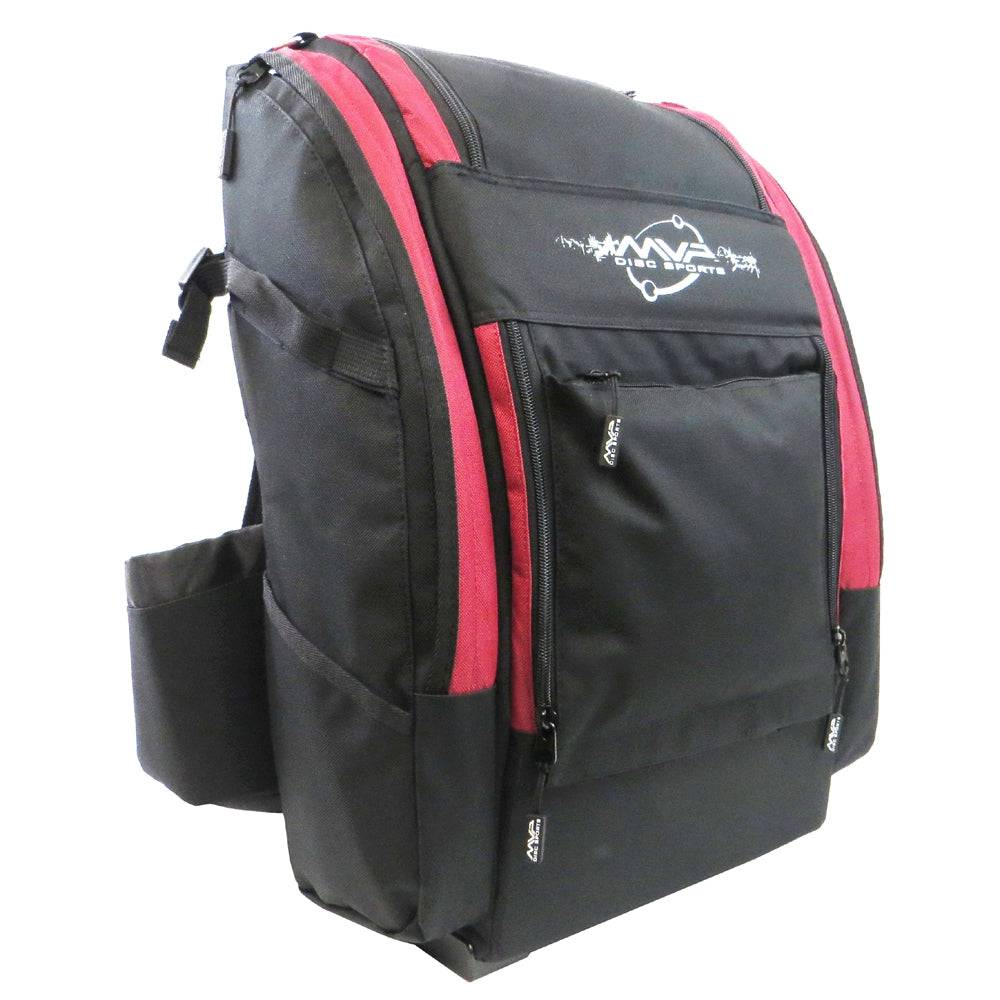 MVP Disc Sports Bag Red MVP Voyager Pro Backpack Disc Golf Bag