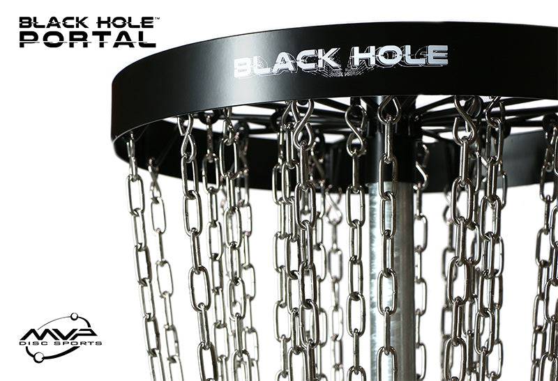 MVP Disc Sports Basket MVP Black Hole Portal 30-Chain Disc Golf Basket