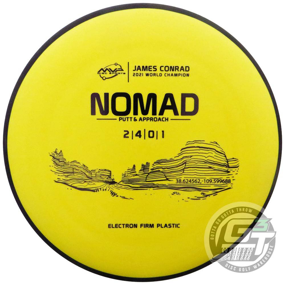 MVP Disc Sports Golf Disc MVP Electron Firm Nomad [James Conrad 1X] Putter Golf Disc