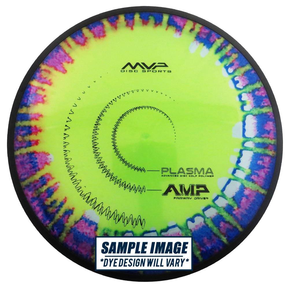 MVP Disc Sports Golf Disc MVP Tie-Dye Plasma Amp Fairway Driver Golf Disc