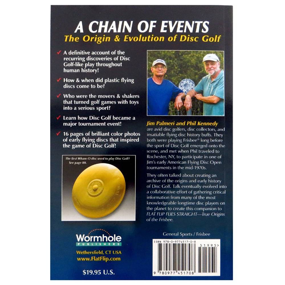 Palmeri-Kennedy Book Supply Accessory Book: A Chain of Events - The Origin & Evolution of Disc Golf  - by Jim Palmeri