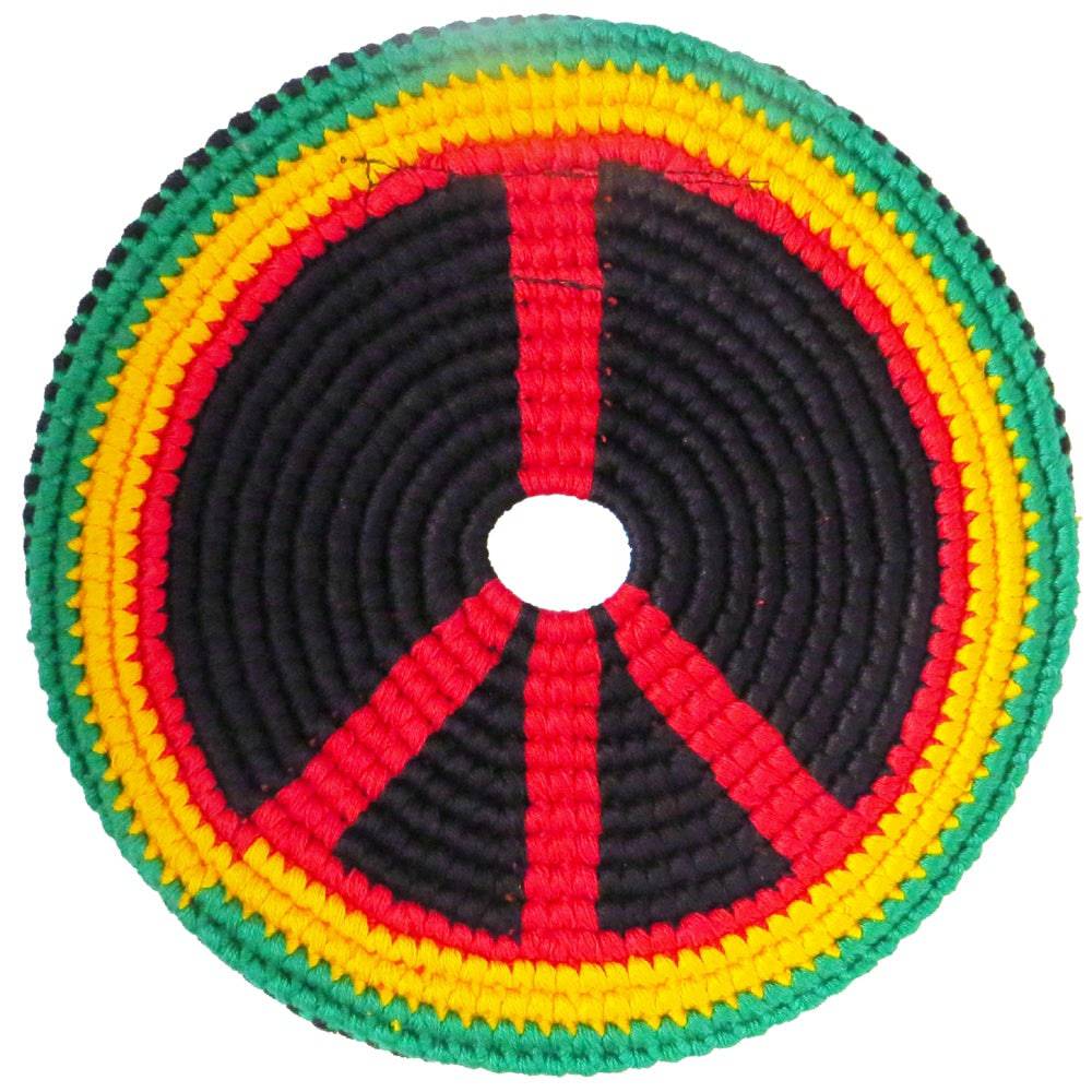 Pocket Disc Ultimate PS22 Rasta Peace Pocket Disc Sport 7.25" Knit Catch Disc