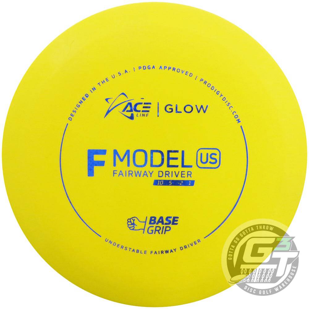 Prodigy Disc Golf Disc Prodigy Ace Line Glow Base Grip F Model US Fairway Driver Golf Disc