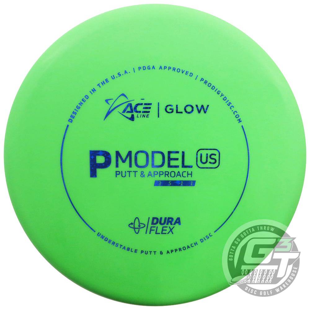 Prodigy Disc Golf Disc Prodigy Ace Line Glow DuraFlex P Model US Putter Golf Disc